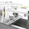 シンク上スリム水切りラック タワー シリコーントレー付き.|s3