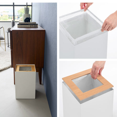 トラッシュカン リン 角型 14L.|s6