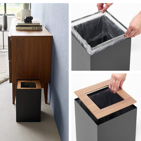 トラッシュカン リン 角型 14L.|s8