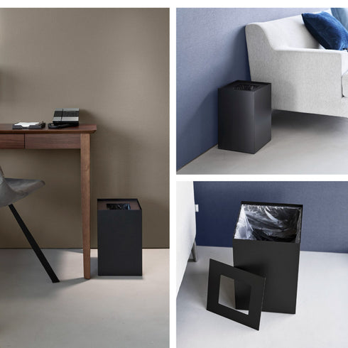 蓋付きトラッシュカン タワー 角型 14L.|s8