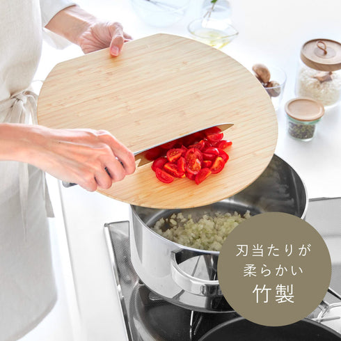 まな板 トスカ 丸型 L ホワイト.|s3