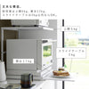 スライドテーブル付きキッチン家電下ラック タワー tower 2段.|s5