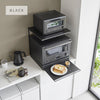 スライドテーブル付きキッチン家電下ラック タワー tower 2段.|s8