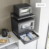 引き出し付きキッチン家電下ラック タワー 2段.|s8