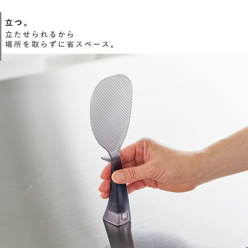 お米がつきにくい 立って置けるしゃもじ タワー.|s4