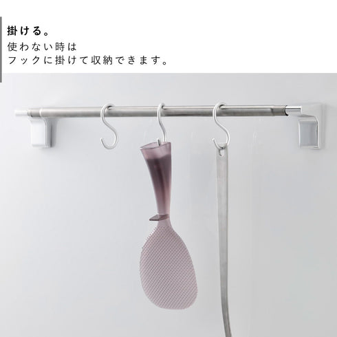 お米がつきにくい 立って置けるしゃもじ タワー.|s6