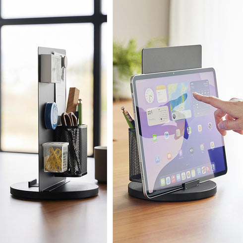 タブレットスタンド スチールパネル タワー 回転式.|s10