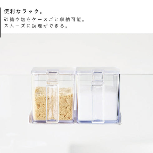 調味料ストッカー タワー ガラスレンジガード用.|s5
