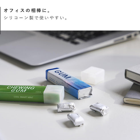 シリコーン ガムキャップ タワー 2個組 クリア.|s5