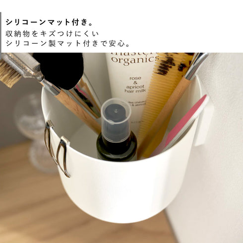 壁付け ヘアーケア用品収納ボックス タワー.|s5