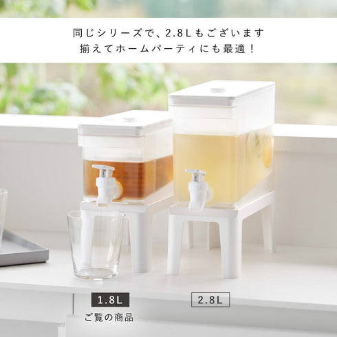 冷蔵庫ドリンクサーバー タワー 1.8L スタンド付き.|s13