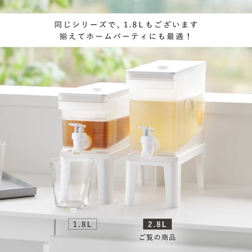冷蔵庫ドリンクサーバー タワー 2.8L スタンド付き.|s13