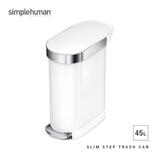 シンプルヒューマン スリムステップカン 45L.|s1