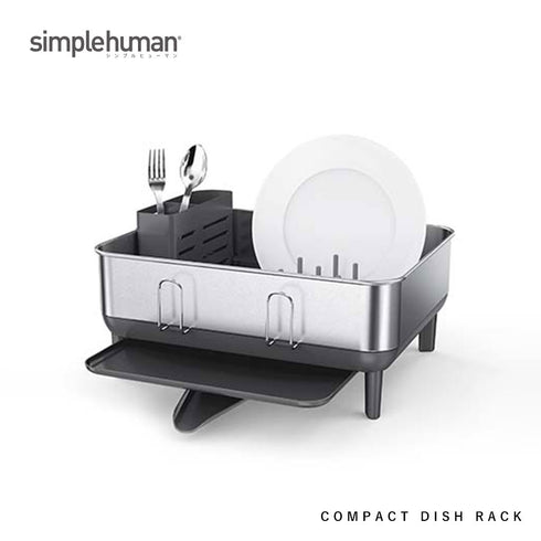 シンプルヒューマン コンパクトスチールフレームディッシュラック.|s1