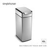 シンプルヒューマン スリムタッチバーカン 40L.|s1