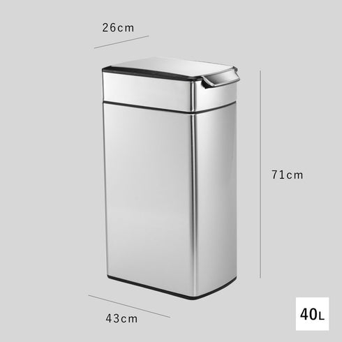 シンプルヒューマン スリムタッチバーカン 40L.|s8