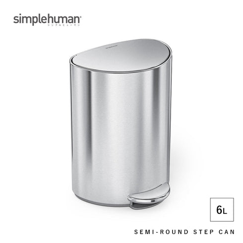 セミラウンドステップカン 6L SV.|s1