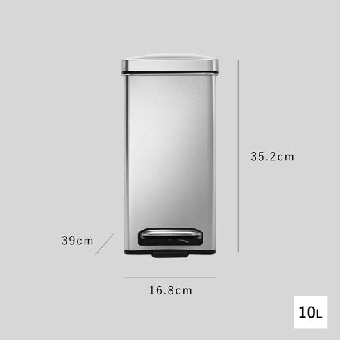 シンプルヒューマン プロファイルステップカン 10L.|s7