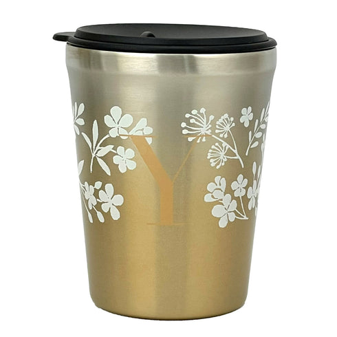 イニシャル蓋付きタンブラー フラフィベース