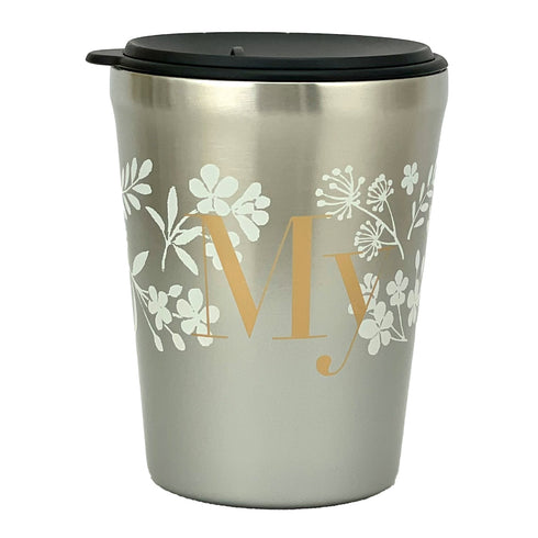 イニシャル蓋付きタンブラー フラフィベース