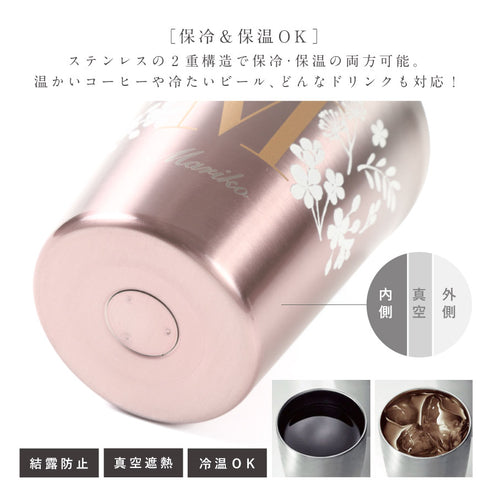 イニシャル蓋付きタンブラー フラフィベース.|s5
