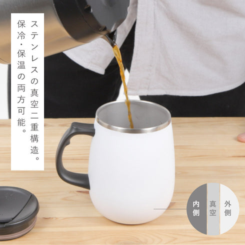 リュクス 珈琲マグ 400ml.|s4