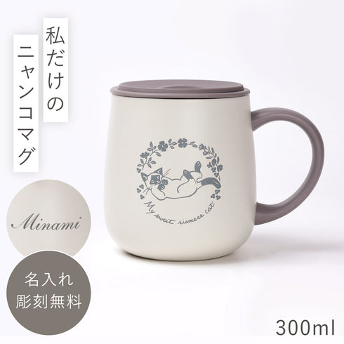 nanineko イニシャルマグ