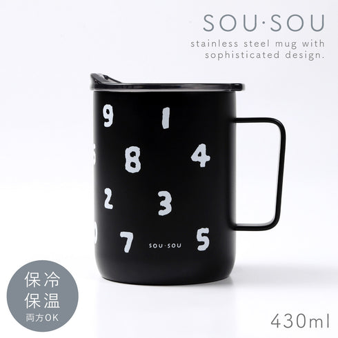 SOU・SOU 蓋付ステンレスマグ