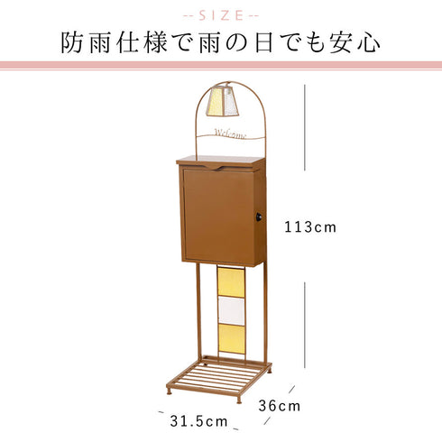 スタンドポスト ステンドグラス.|s5