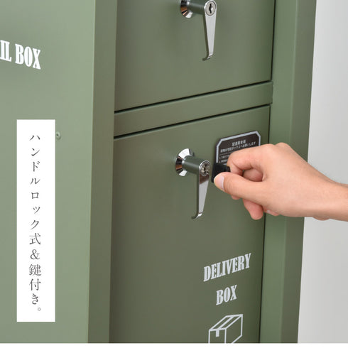 宅配BOX付ポストスタンド(U.S.).|s8