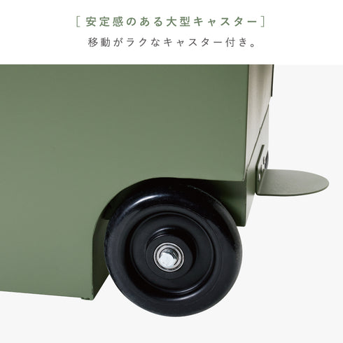 TRASH CART 外用大型ダストボックス.|s4