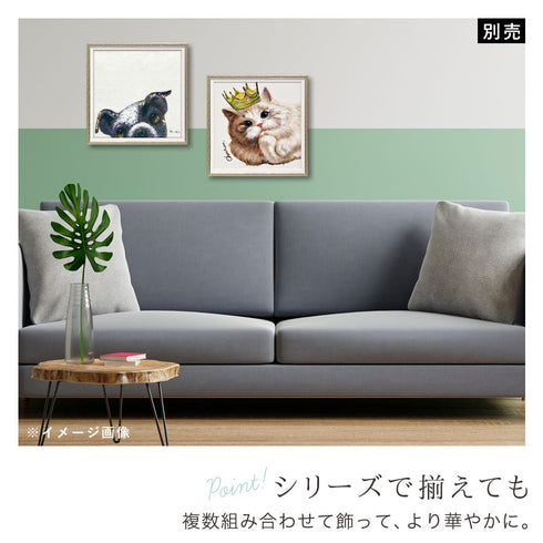 オイルペイントアート キングキャット Sサイズ.|s3