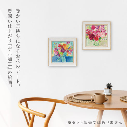 ファリダ ザマン ピンク アンド レッド フローラル.|s2