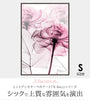 X RAY キャンバスアート ピンクローズ Sサイズ.|s1