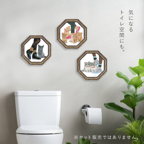 八角ミニゲルアートフレーム エミリー アダムス キューティーキティ.|s4