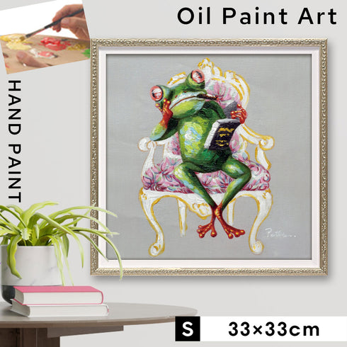 オイルペイント アート カエル ディレクター.|m2