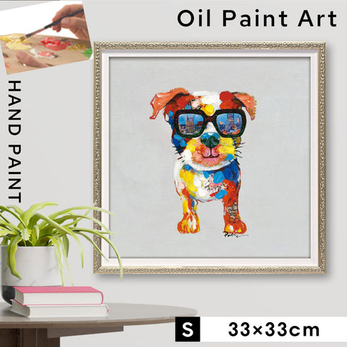 オイルペイントアート シティ ドッグ S.|m2