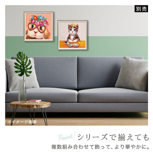 オイル ペイント アート ティータイム.|s3