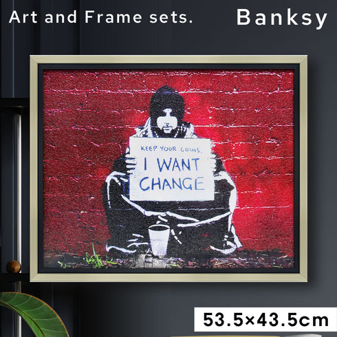 バンクシー アイ ワント チェンジ.|m2