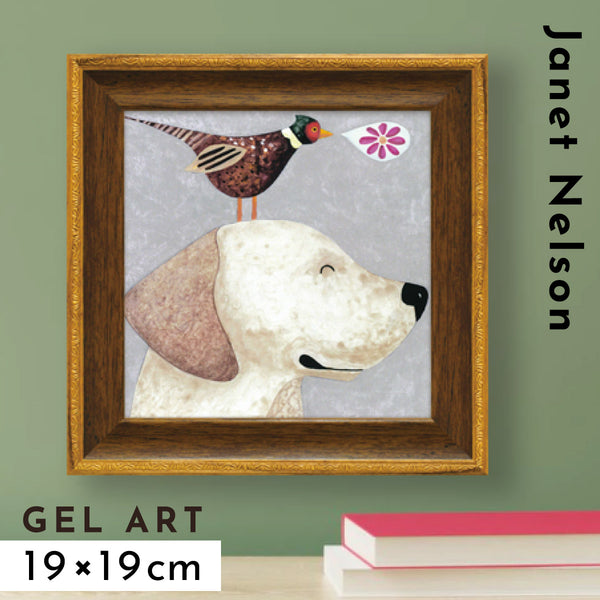 ミニゲル アートフレーム ジャネット ネルソン「フェザント ミーチュー」.|m2