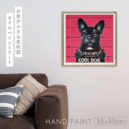 オイルペイントアート マグロック 33×33cm.|s1