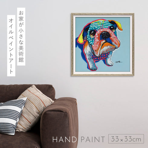 オイルペイントアート カラーブル 33×33cm.|s1