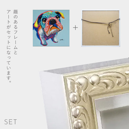 オイルペイントアート カラーブル 33×33cm.|s4