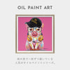 オイルペイントアート ピッグクイーン 33×33cm.|s2