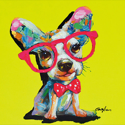 オイルペイントアート タイトイエロー 33×33cm.|s3