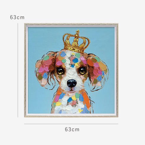 オイルペイントアート キングカラフル 63×63cm.|s6