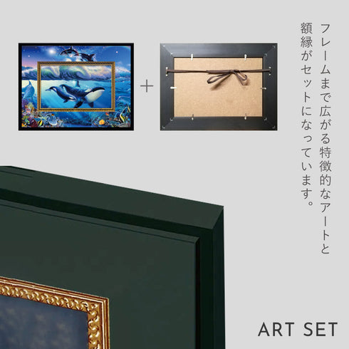 クリスチャン・リース・ラッセン ビッグアート「ブルーワールド2(Sサイズ)」.|s5