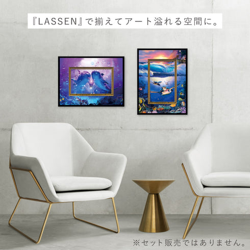 クリスチャン・リース・ラッセン ビッグアート「カミングホーム タートルズ(Sサイズ)」.|s7