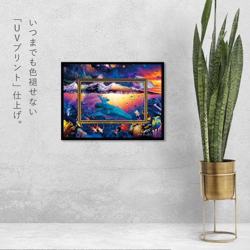 クリスチャン・リース・ラッセン ビッグアート「ギャラクシー オブ ライフ3(Sサイズ)」.|s4