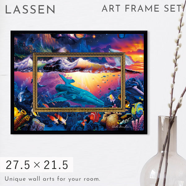 クリスチャン・リース・ラッセン ビッグアート「ギャラクシー オブ ライフ3(Sサイズ)」.|m2